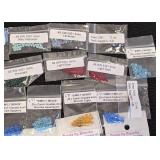 Collection of 50+ Packs Czech and Swarovski 3mm & 4mm Faceted Beads