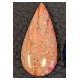 Set of 8 Polished Stone Cabochons Assorted Colors