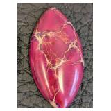 Set of 8 Polished Stone Cabochons Assorted Colors