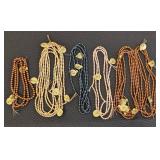 Collection of 23 Cultured Pearl Strands in Various Colors