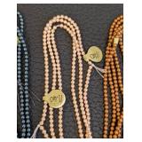 Collection of 23 Cultured Pearl Strands in Various Colors