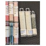 Collection of 50+ Toho and Miyuki Bead Tubes Assorted Colors