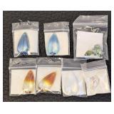 Variety of 10 Faceted Crystal Prisms and Jewels in Assorted Shapes