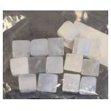 Collection of 6 Packs Calcite Stone Beads in Assorted Shapes