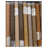 Lot of 40+ Gold and Neutral Tone Seed Bead Tubes