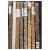 Lot of 40+ Gold and Neutral Tone Seed Bead Tubes
