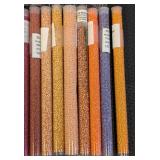 Collection of 30+ Colorful Seed Bead Tubes