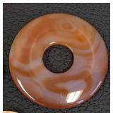 Collection of 5 Large Stone Beads and Pendants