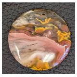 Collection of 5 Large Stone Beads and Pendants