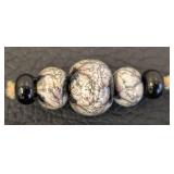 Set of 4 Artisan Lampwork Glass Beads Assorted Designs