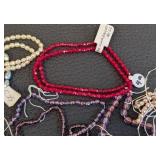 Collection of 25 Czech Glass Bead Strands Assorted Colors and Shapes