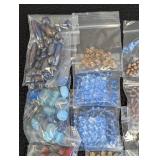 Lot of 40 Packs Assorted Craft Beads in Various Colors and Shapes