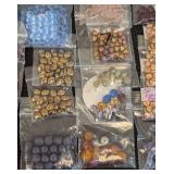 Lot of 40 Packs Assorted Craft Beads in Various Colors and Shapes