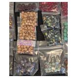 Lot of 40 Packs Assorted Craft Beads in Various Colors and Shapes