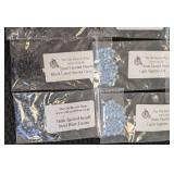 Set of 17 Packs The Old Bicycle Shop Faceted Beads Assorted Colors