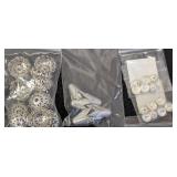 Lot of 20+ Packs Assorted Metal Bead Caps for Jewelry Making