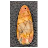 Set of 11 Assorted Drilled Stone Beads including Jasper Stone Pendants