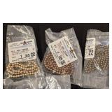 Lot of 30 Fire Mountain Pearl Bead Packs, Assorted Colors and Sizes