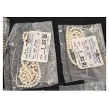 Lot of 30 Fire Mountain Pearl Bead Packs, Assorted Colors and Sizes