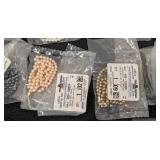 Lot of 30 Fire Mountain Pearl Bead Packs, Assorted Colors and Sizes