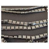 Set of 11 Hematite Bead Strands in Various Shapes