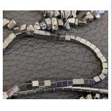 Set of 11 Hematite Bead Strands in Various Shapes