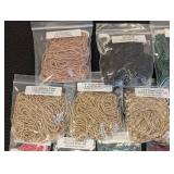 Lot of 30 Christie Marie Glass Bead Strand Packs Assorted Colors
