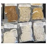 Lot of 30 Christie Marie Glass Bead Strand Packs Assorted Colors