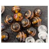 Assorted Art Glass Bead Collection