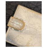 Pair of Czech Art Deco Green Glass Pendants