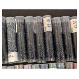 Collection of 70 Tubes Assorted Seed Beads
