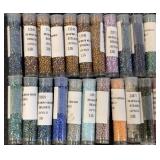 Collection of 70 Tubes Assorted Seed Beads