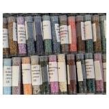 Collection of 70 Tubes Assorted Seed Beads