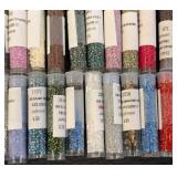 Collection of 70 Tubes Assorted Seed Beads