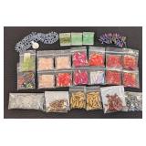 Collection of Assorted Czech Dagger Beads