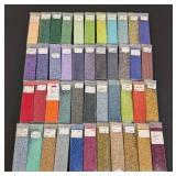 Collection of 44 Seed Bead Tubes Assorted Colors and Sizes