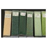 Collection of 44 Seed Bead Tubes Assorted Colors and Sizes
