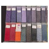 Collection of 44 Seed Bead Tubes Assorted Colors and Sizes