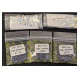 Collection of 30+ Packs Swarovski Crystal Beads Assorted Colors and Sizes