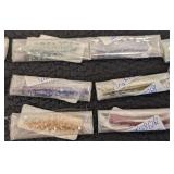 Collection of 30+ Packs Swarovski Crystal Beads Assorted Colors and Sizes