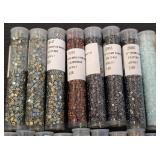 Collection of 65 Tubes of Assorted Seed Beads