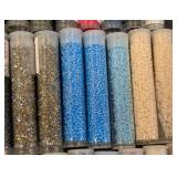Collection of 65 Tubes of Assorted Seed Beads