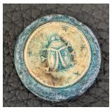 Set of 4 Handmade Ceramic Pendants Assorted Shapes and Designs