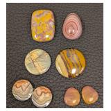 Assorted Stone Cabochons Collection - Agate, Jasper, Mixed Patterns