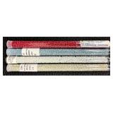 W - Collection of 30 CB Tubes of Glass Beads Assorted Colors