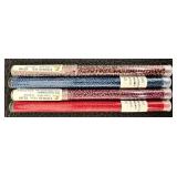 W - Collection of 30 CB Tubes of Glass Beads Assorted Colors