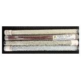 W - Collection of 30 CB Tubes of Glass Beads Assorted Colors