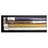 W - Collection of 30 CB Tubes of Glass Beads Assorted Colors