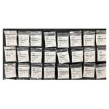 W - Collection of 61 Czech and Austrian Crystal Beads Assorted Shapes and Colors