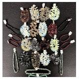 W - Large Lot of Czech Glass Beads Assorted Shapes and Colors